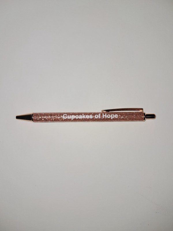 Rose Gold Glitter Pen