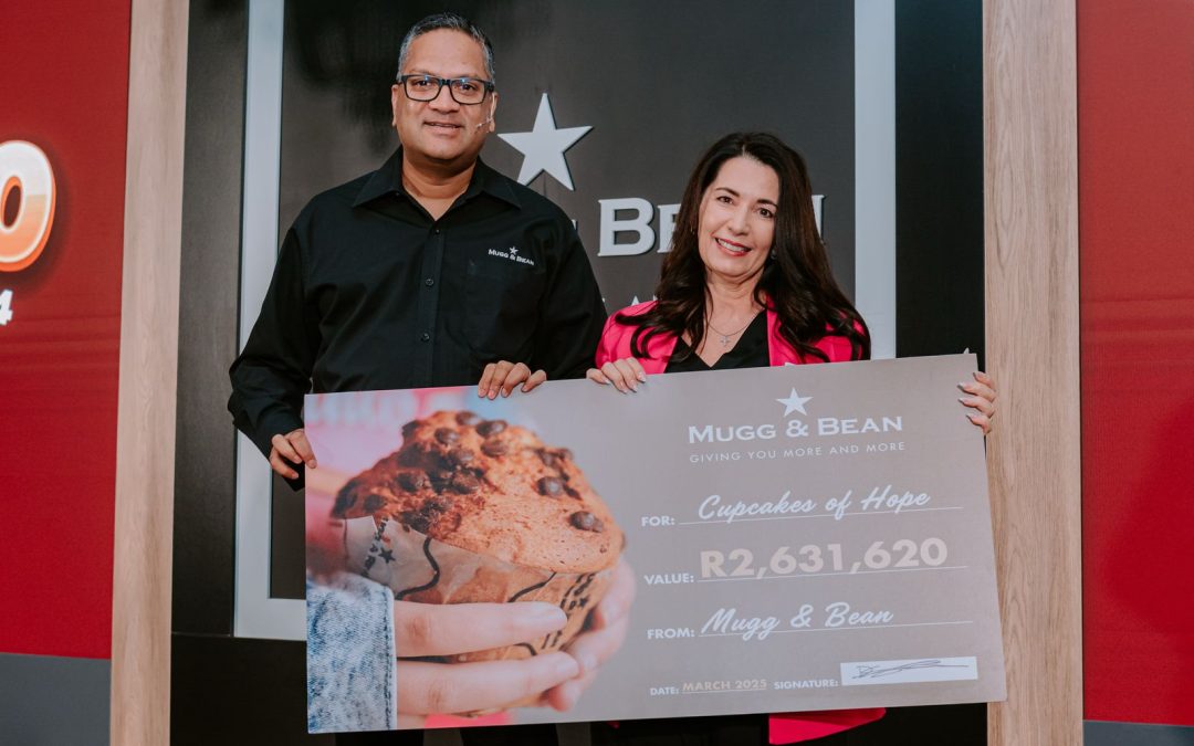 Mugg & Bean: Serving Sweetness with a Purpose – R2.6 Million Raised for Cupcakes of Hope!