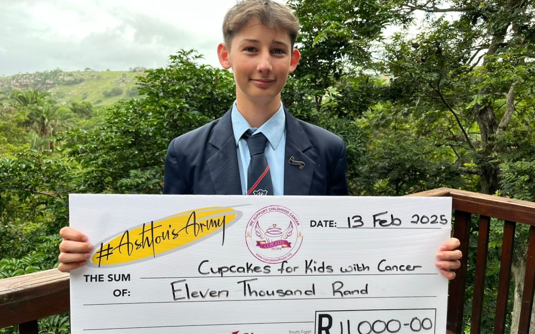 A Full Circle Moment: Ashton Dry Raises R11 000 for Cupcakes of Hope